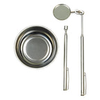 Steel Grip - DR67849 - Stainless Steel Magnetic Tool Set 1 lb. pull Silver 3/pc.