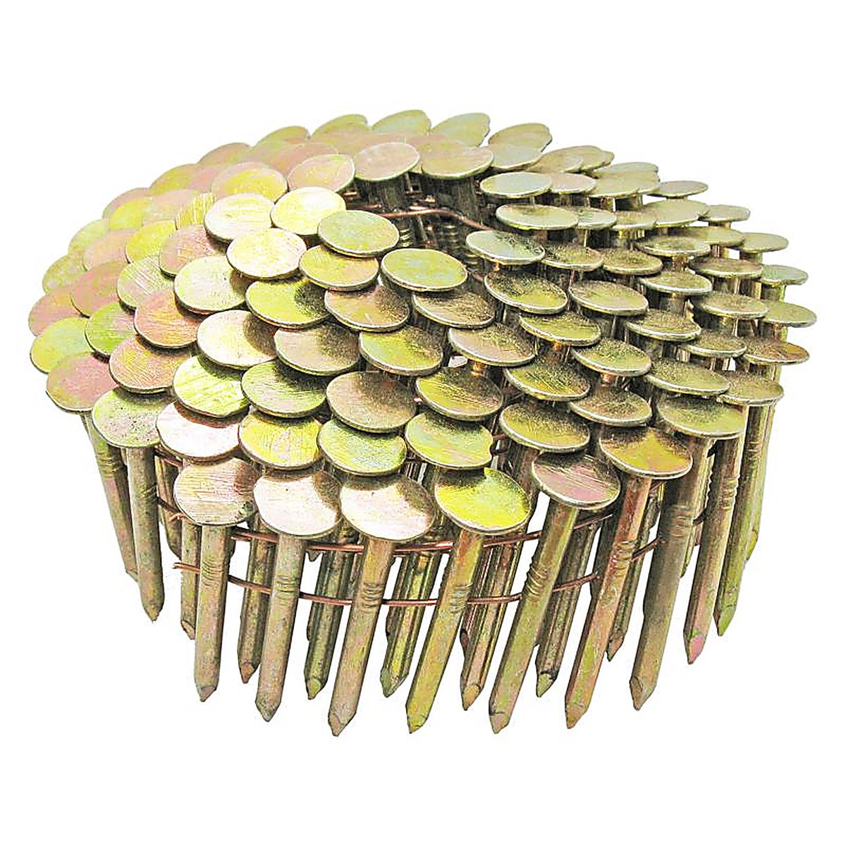 Grip-Rite - GRCR4DGAL - 1-1/2 in. 11 Ga. Angled Coil Roofing Nails 15 deg. Smooth Shank 7200/Pack