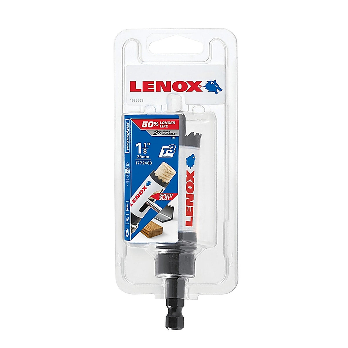 Lenox - 1772483 - Speed Slot 1-1/8 in. Bi-Metal Hole Saw 1 pc