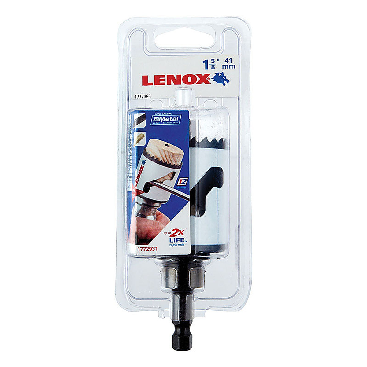 Lenox - 1772931 - Speed Slot 1-5/8 in. Bi-Metal Hole Saw 1 pc