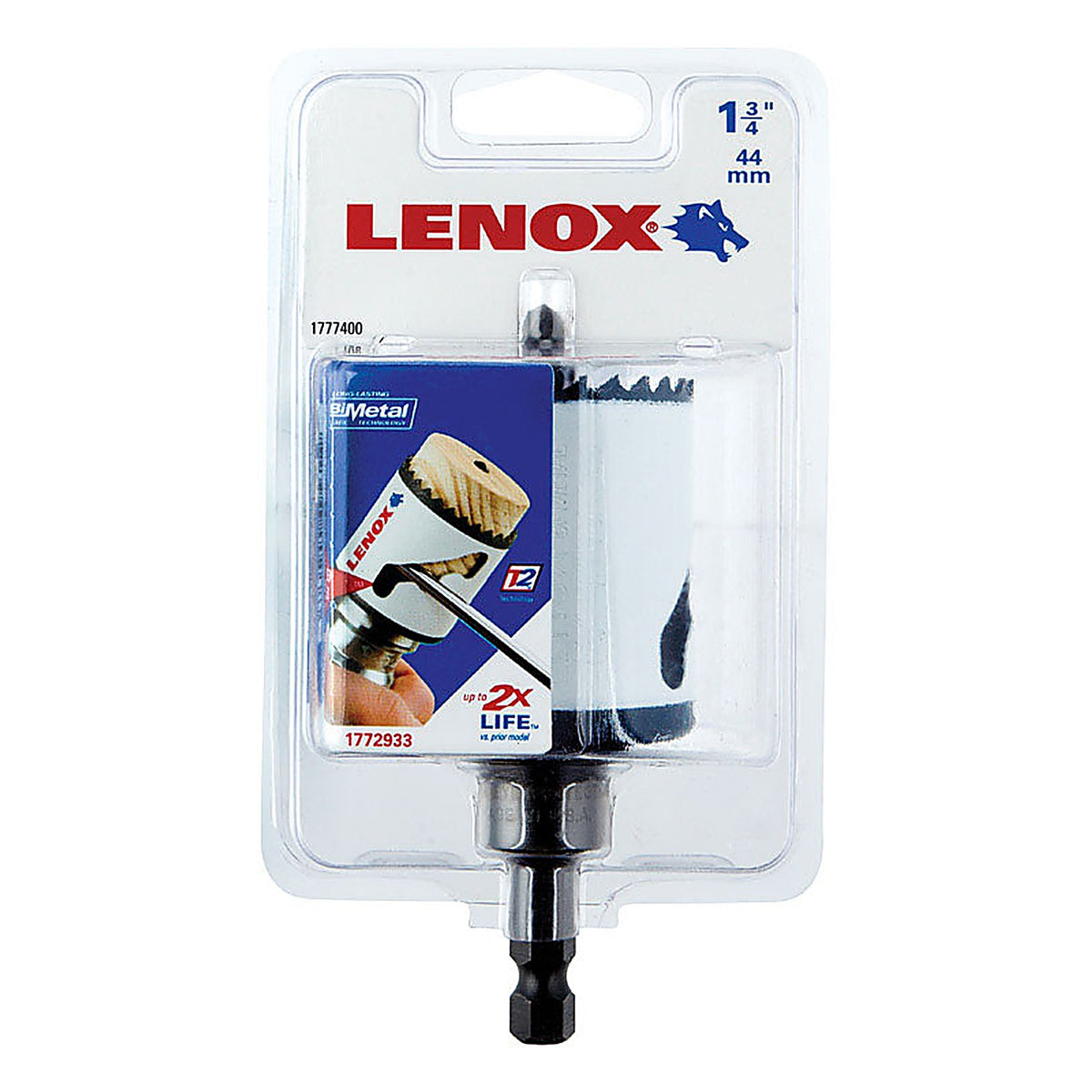 Lenox - 1772933 - Speed Slot 1-3/4 in. Bi-Metal Hole Saw 1 pc