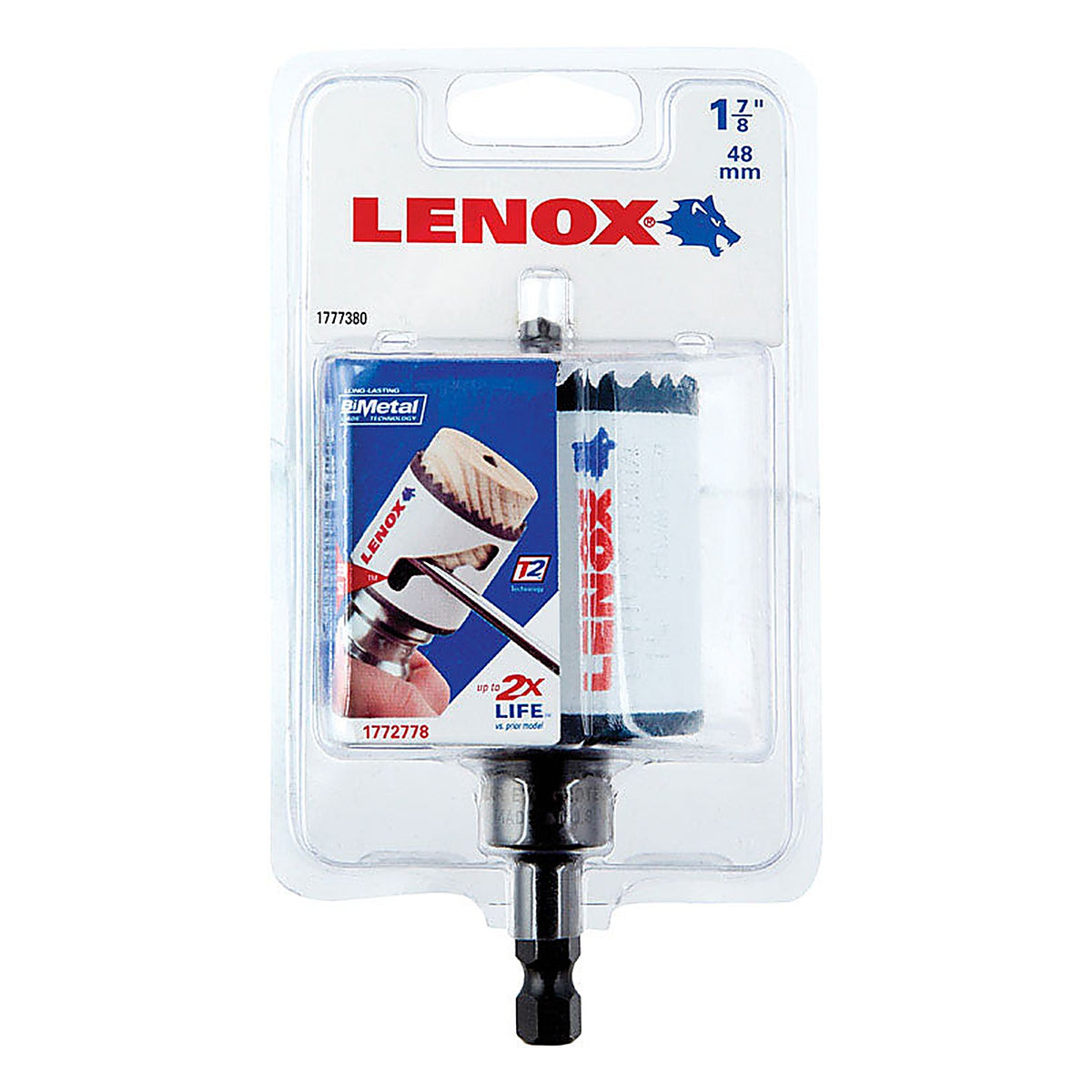 Lenox - 1772778 - Speed Slot 1-7/8 in. Bi-Metal Hole Saw 1 pc
