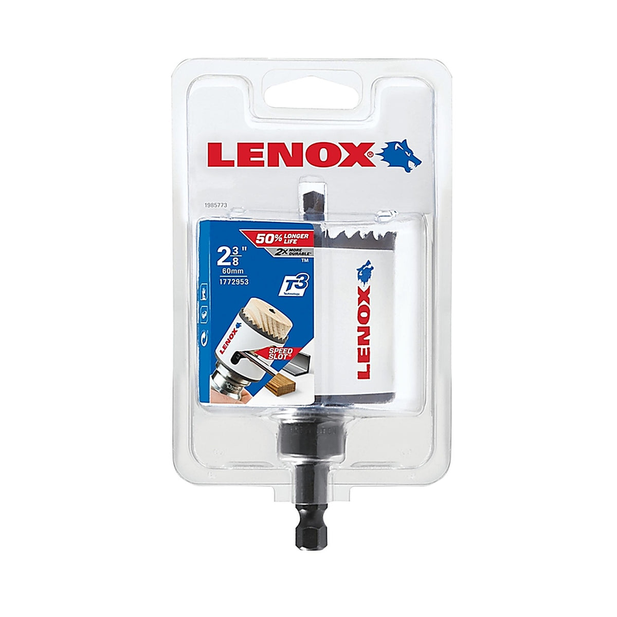 Lenox - 1772953 - Speed Slot 2-3/8 in. Bi-Metal Hole Saw 1 pc