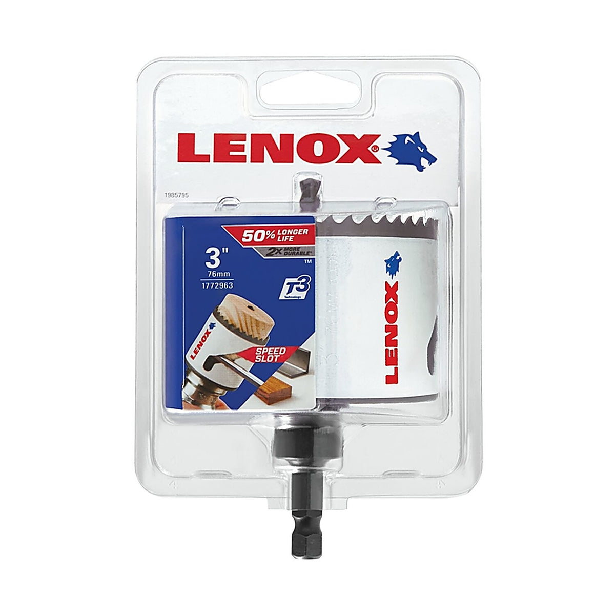 Lenox - 1772963 - Speed Slot 3 in. Bi-Metal Hole Saw 1 pc