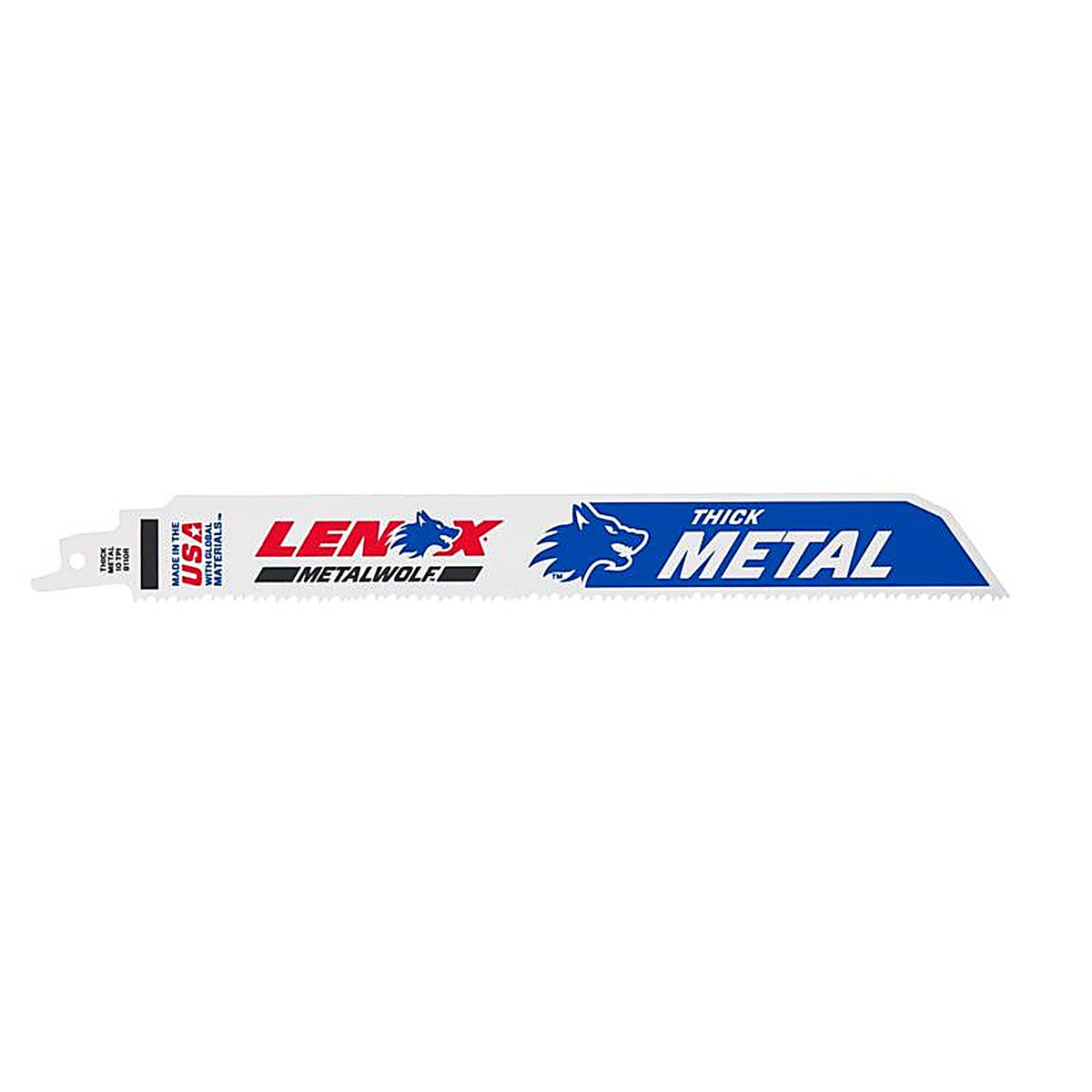 Lenox - 24905T9110R - METALWOLF 9 in. Bi-Metal WAVE EDGE Reciprocating Saw Blade 10 TPI 2 pk