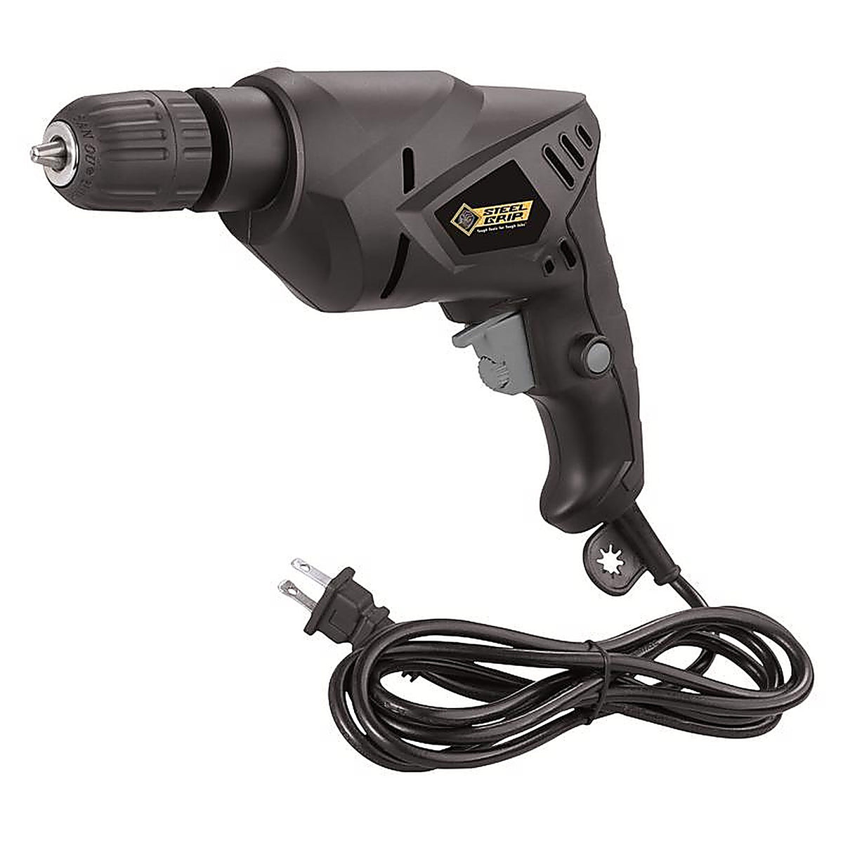 Steel Grip - J1Z-DH41-13 - 3/8 in. Keyed Corded Drill 4.2 amps 3 rpm