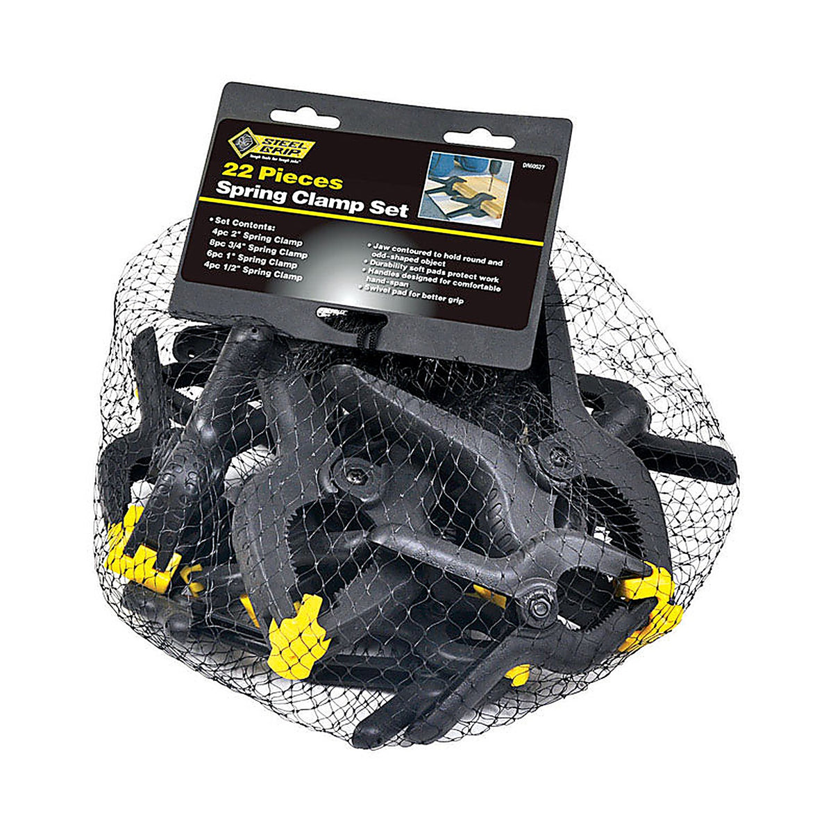 Steel Grip - DR60527 - Spring Clamp Set 22/Pack