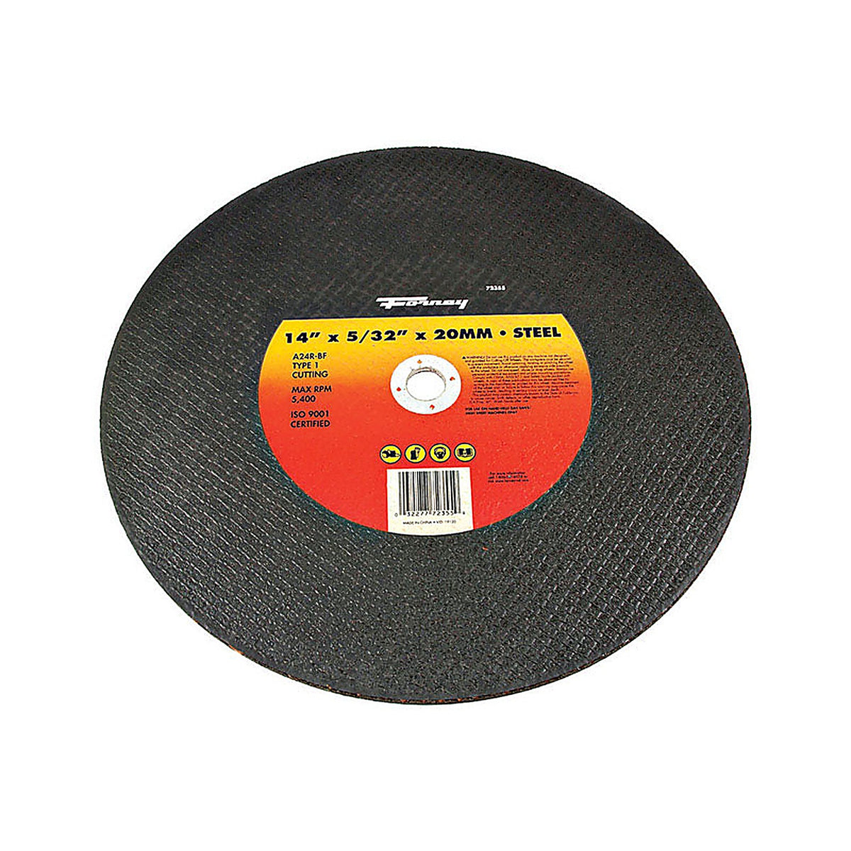 Forney - 72355 - 14 in. D X 20 mm S Aluminum Oxide Metal Cutting Wheel 1 pc