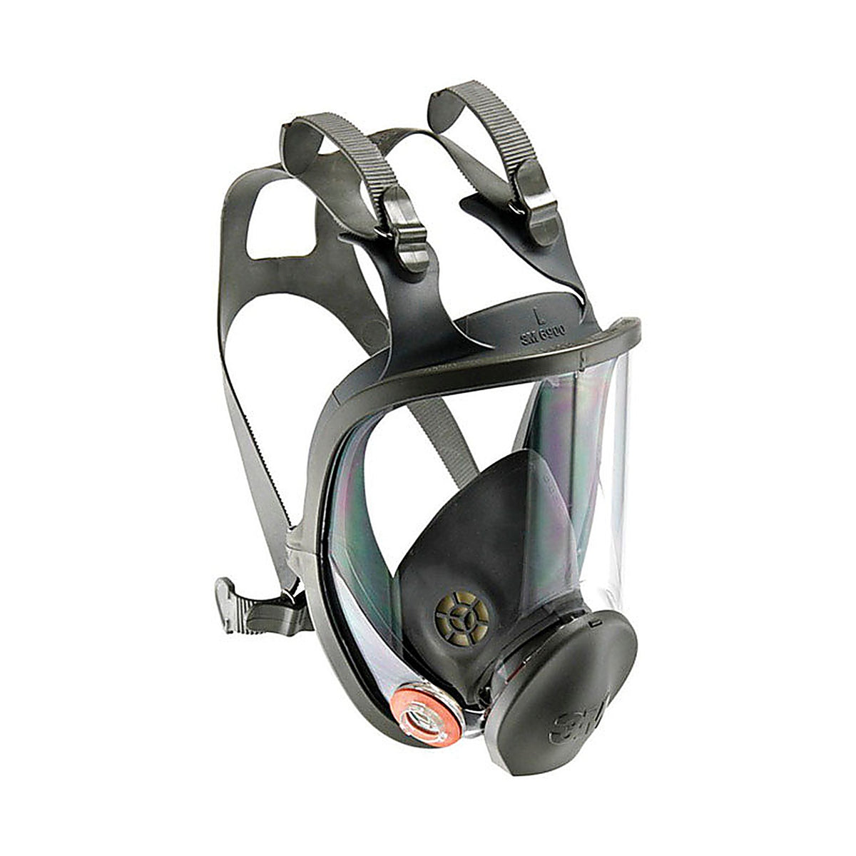 3M - 6900 - Construction Full Face Respirator 6000-Series Gray L 1/pc.