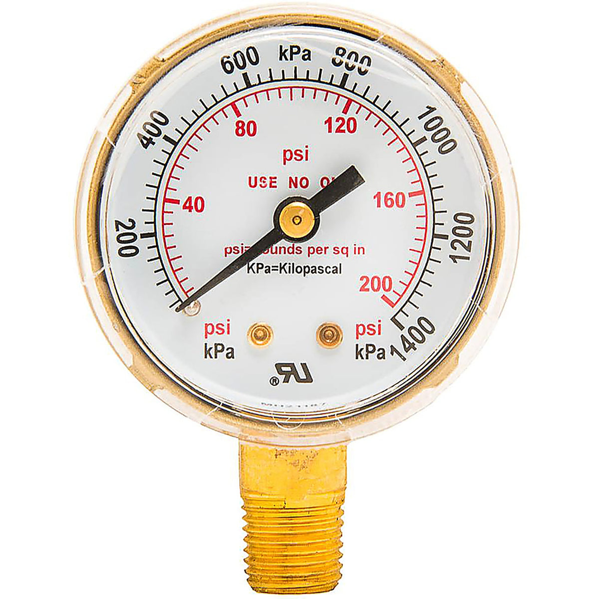 Forney - 87729 - 2 in. W Low Pressure Regulator Gauge 1 pc