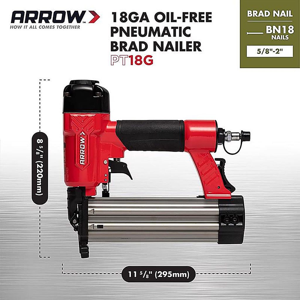 Arrow Fastener - PT18G-3 - PT18G 18 Ga. Brad Nailer