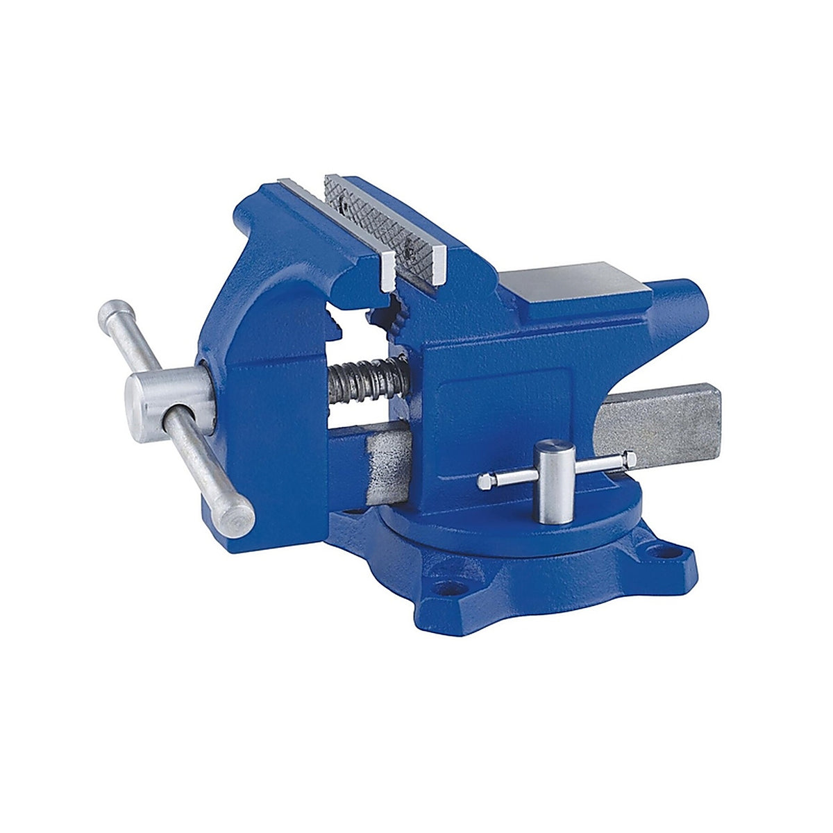 Irwin - 4935507 - 4.5 in. Steel Workshop Bench Vise Swivel Base