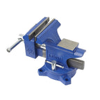 Irwin - 4935507 - 4.5 in. Steel Workshop Bench Vise Swivel Base
