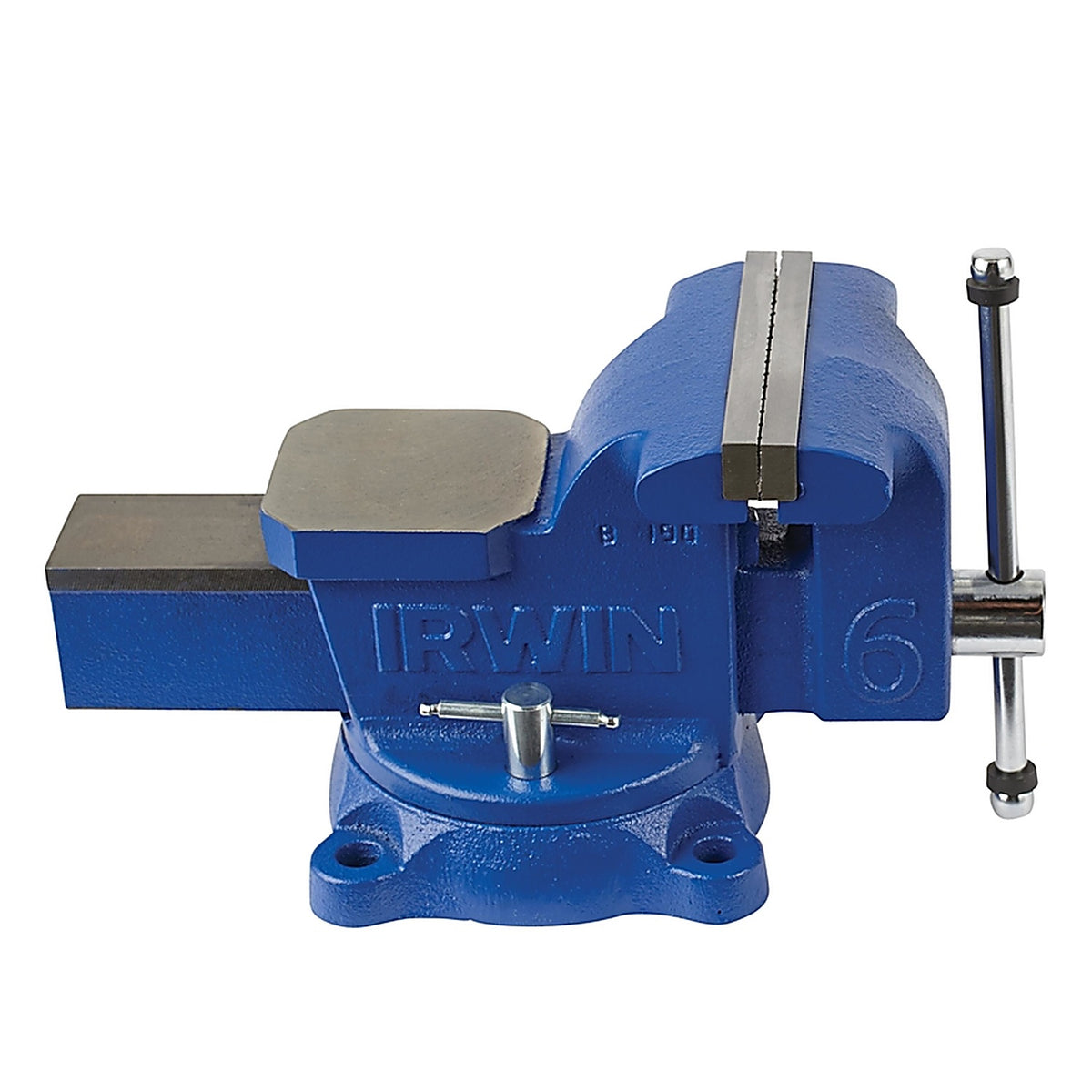 Irwin - 226306ZR - 6 in. Steel Workshop Bench Vise Swivel Base