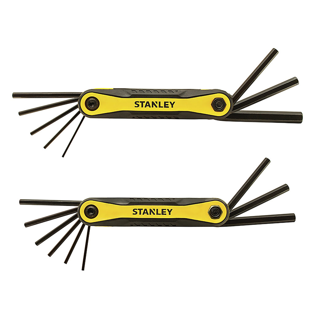 Stanley - STHT71839 - Multi-Size Metric and SAE Fold-Up Locking Hex Key Set 6.7 in. 17/pc.