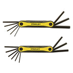 Stanley - STHT71839 - Multi-Size Metric and SAE Fold-Up Locking Hex Key Set 6.7 in. 17/pc.
