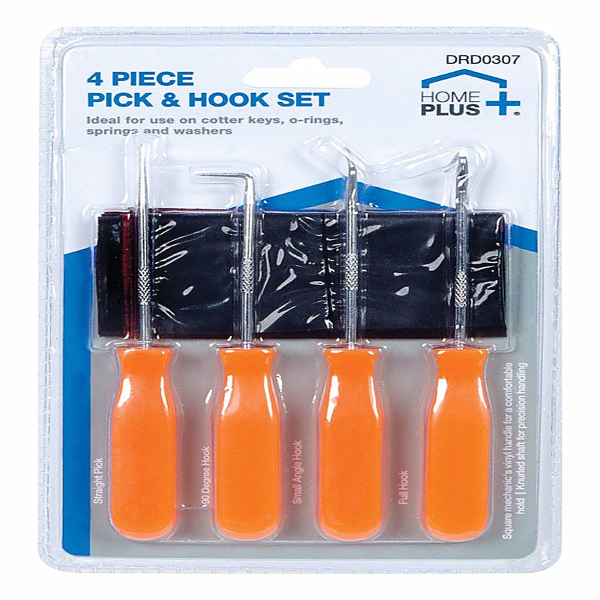 Home Plus - DRD0307 - 5 in. L Hook and Pick Set 4 pc
