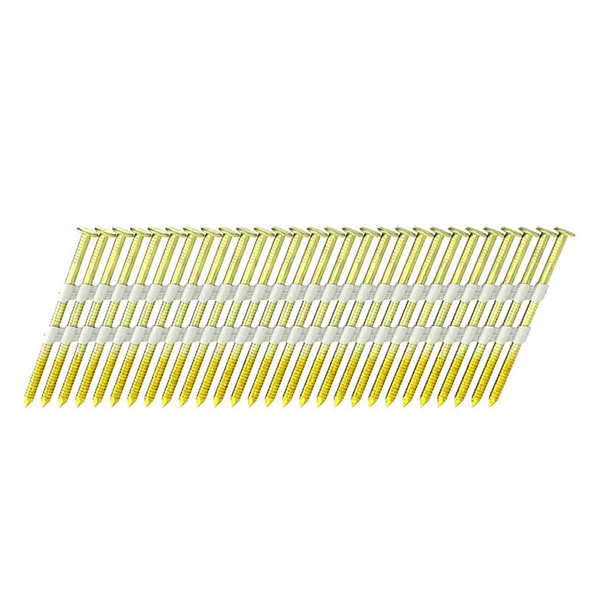 Grip-Rite - GR08G - 2-3/8 in. 12 Ga. Angled Strip Framing Nails 21 deg. Ring Shank - 5000/Pack