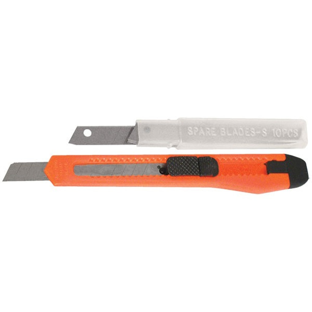 AES|244|Snap Blade Knife with Blade - Carded, ABS Body, Steel Blade