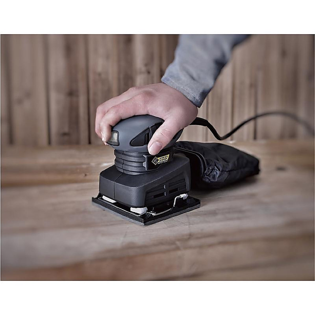 Steel Grip - JD-2585 - 1.5 amps 120 volt Corded 1/4 Sheet Sander Bare Tool 13000 opm