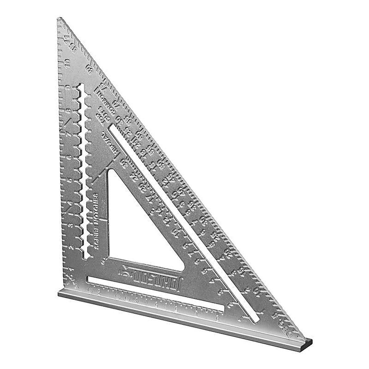 Johnson - RAS-120 - 8-3/4 in. L x 17 in. H Aluminum Rafter Square Silver