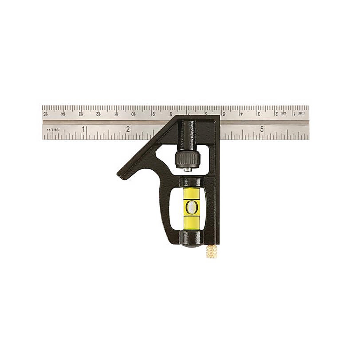 Johnson - 406EM - 6 in. L X 3-1/2 in. H Stainless Steel Combination Square