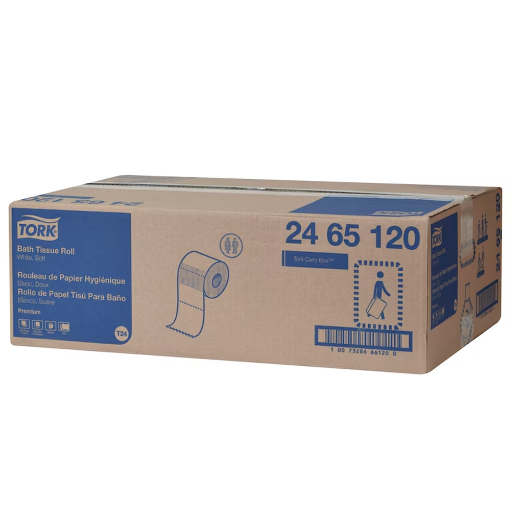 Tork - 2465120 - Premium Bath Tissue Roll, 2-Ply - 48/Case