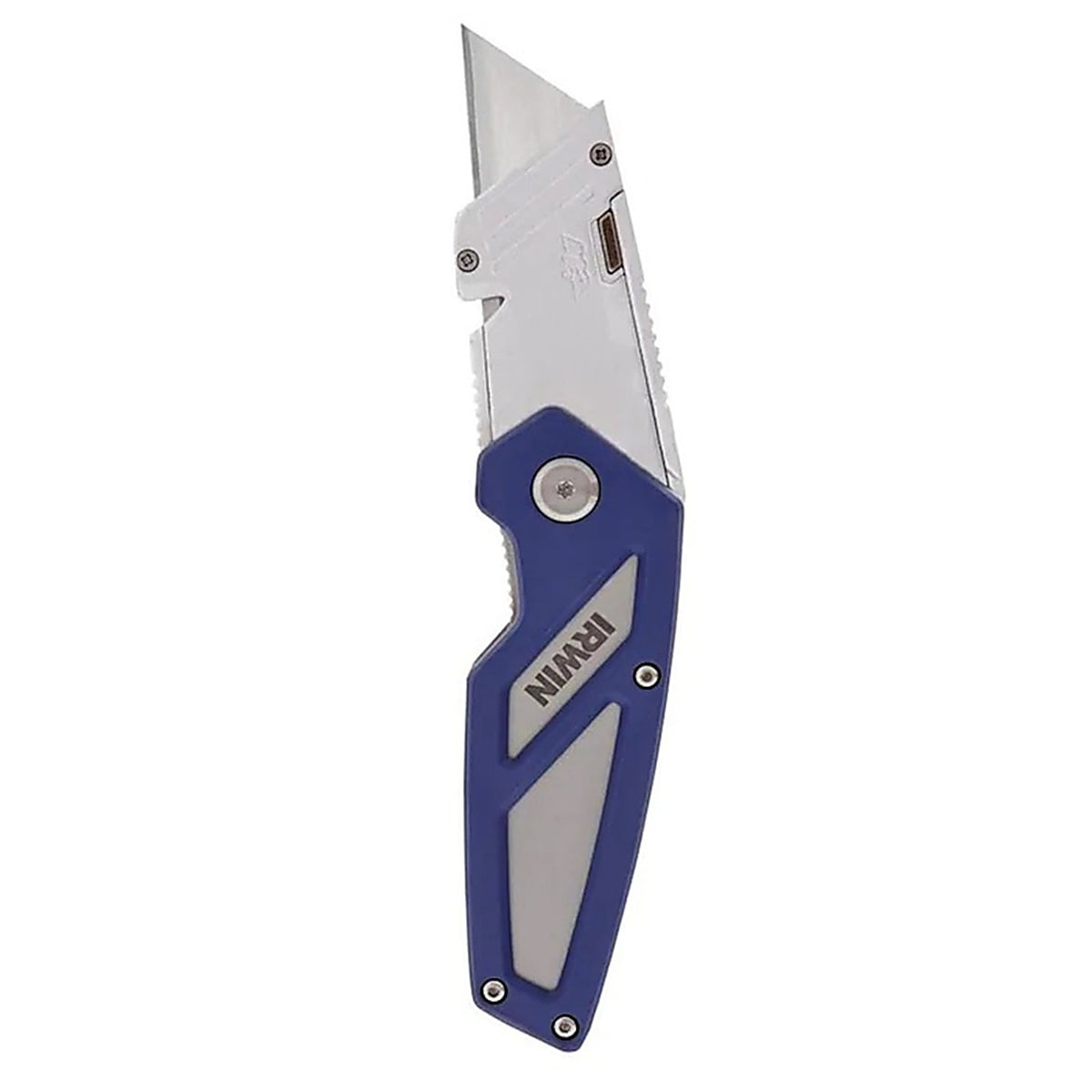Irwin - 1858318 - FK100 Folding 6.2 in. Lockback Utility Knife Blue 1 pk