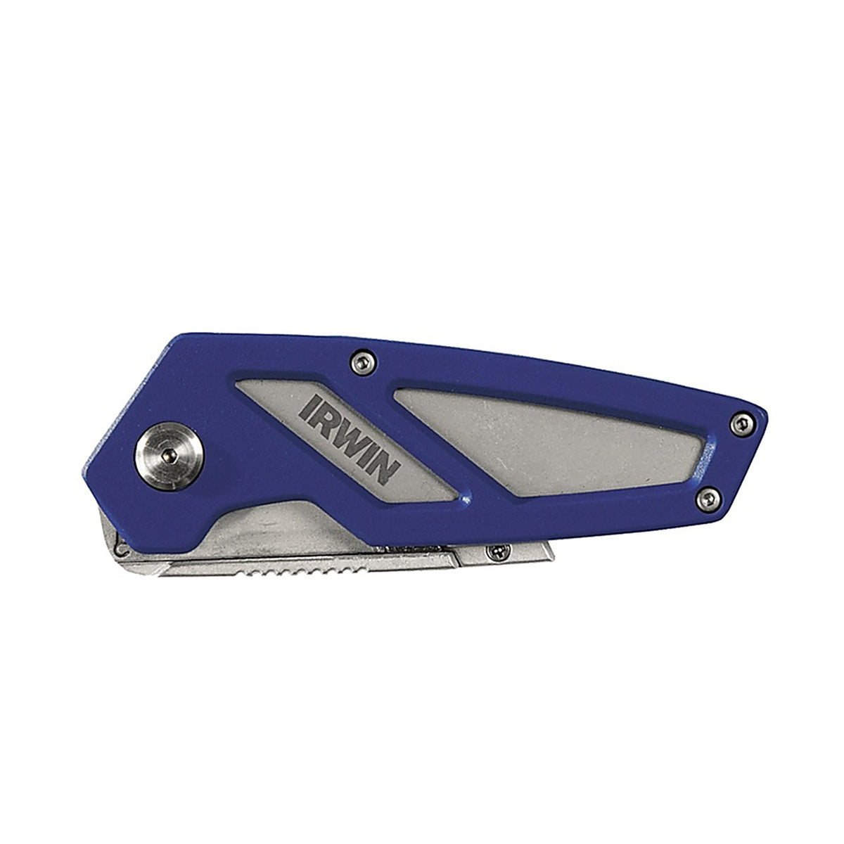 Irwin - 1858318 - FK100 Folding 6.2 in. Lockback Utility Knife Blue 1 pk