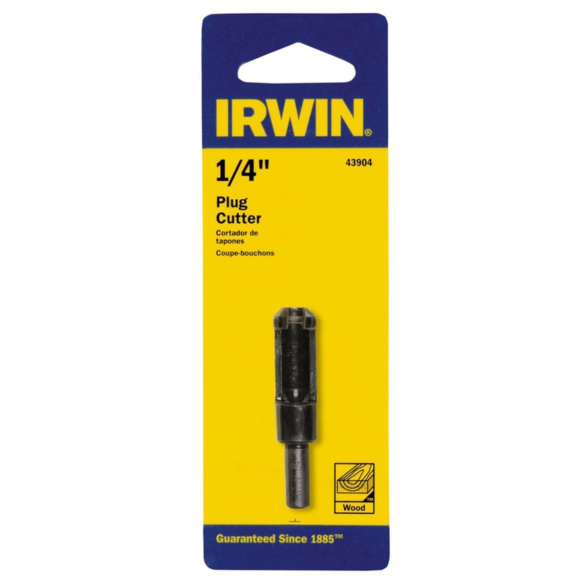 Irwin - 43904 - 1/4 in. x 2 in. L High Carbon Steel Wood Boring Bit 1/pc.