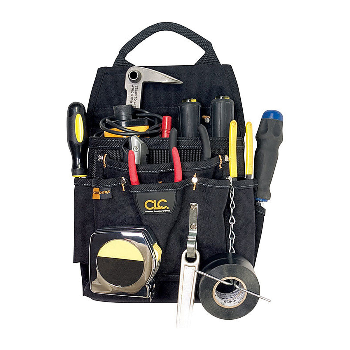 CLC - 5505 - 4 in. W X 14.25 in. H Ballistic Nylon Tool Pouch 12 pocket Black 1 pc