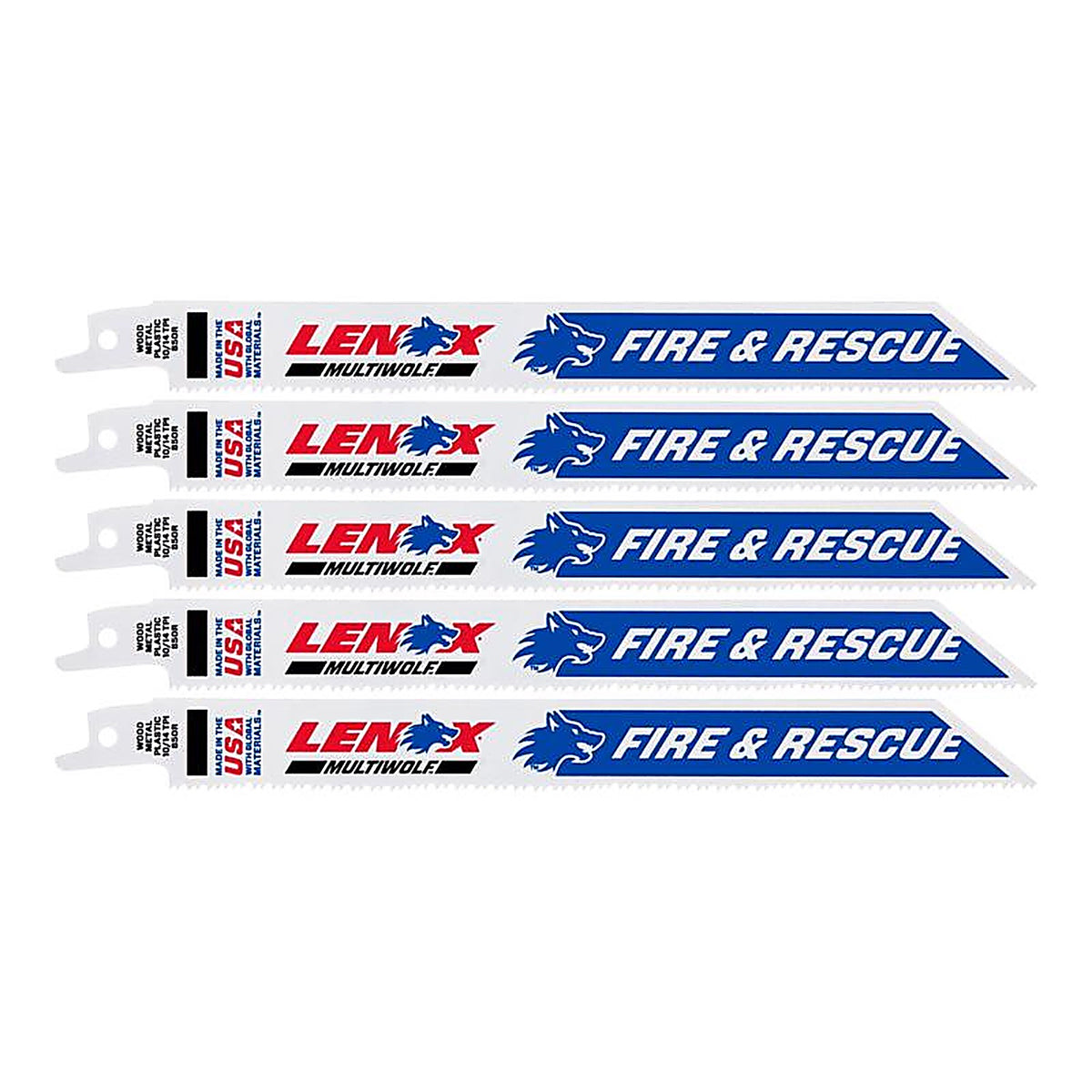 Lenox - 20577850R - 8 in. Bi-Metal Reciprocating Saw Blade 10/14 TPI - 5/Pack