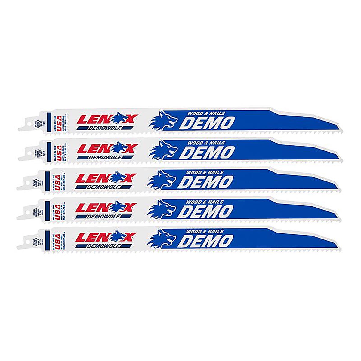 Lenox - 20373106R5 - 12 in. Bi-Metal Reciprocating Saw Blade 6 TPI - 5/Pack