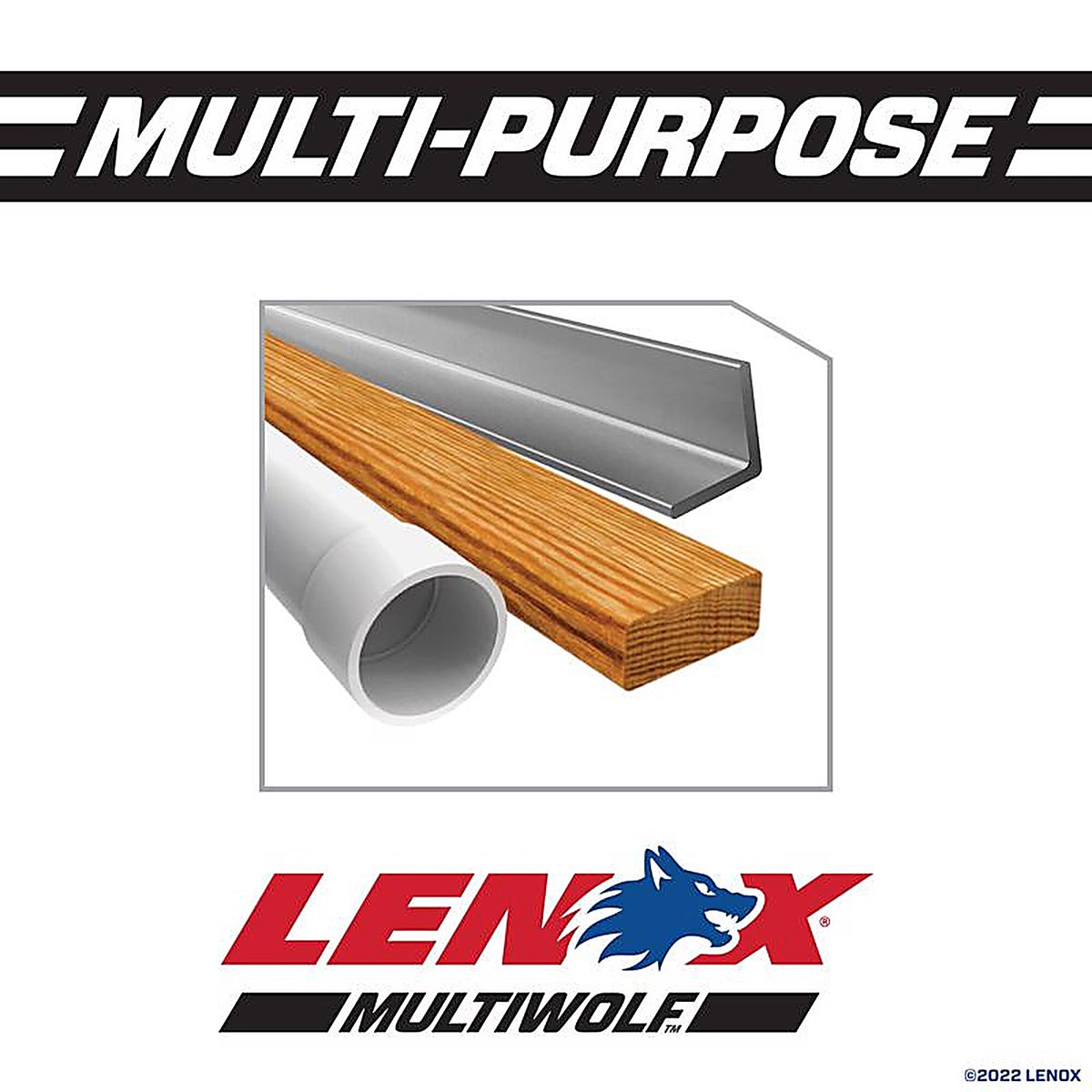 Lenox - 22753OSB810R - 8 in. Bi-Metal Reciprocating Saw Blade 10 TPI - 1/Pack