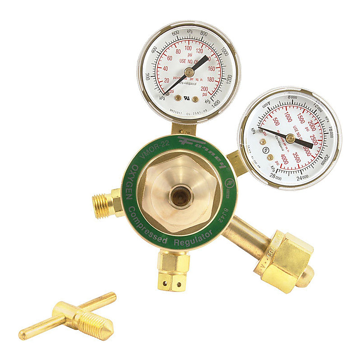 Forney - 87090 - 7.75 in. L X 8.625 in. W Welding Oxygen Regulator 1 pc