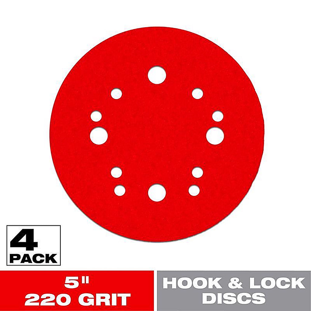 Diablo - DCD050220H04G - 5 in. Ceramic Blend Hook and Lock Sanding Disc 220 Grit Ultra Fine 4 pk