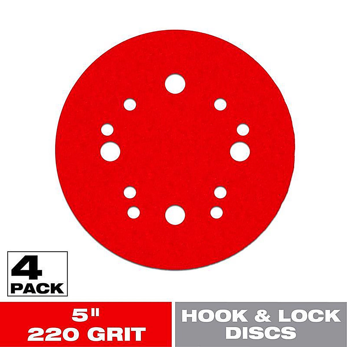 Diablo - DCD050220H04G - 5 in. Ceramic Blend Hook and Lock Sanding Disc 220 Grit Ultra Fine 4 pk