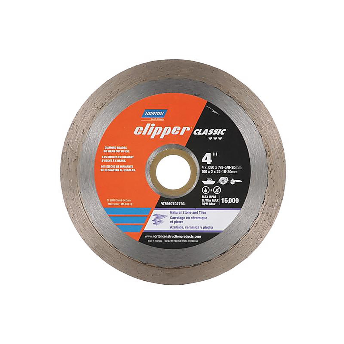 Norton - 7660702793 - Classic Diamond Continuous Rim Circular Saw Blade 1