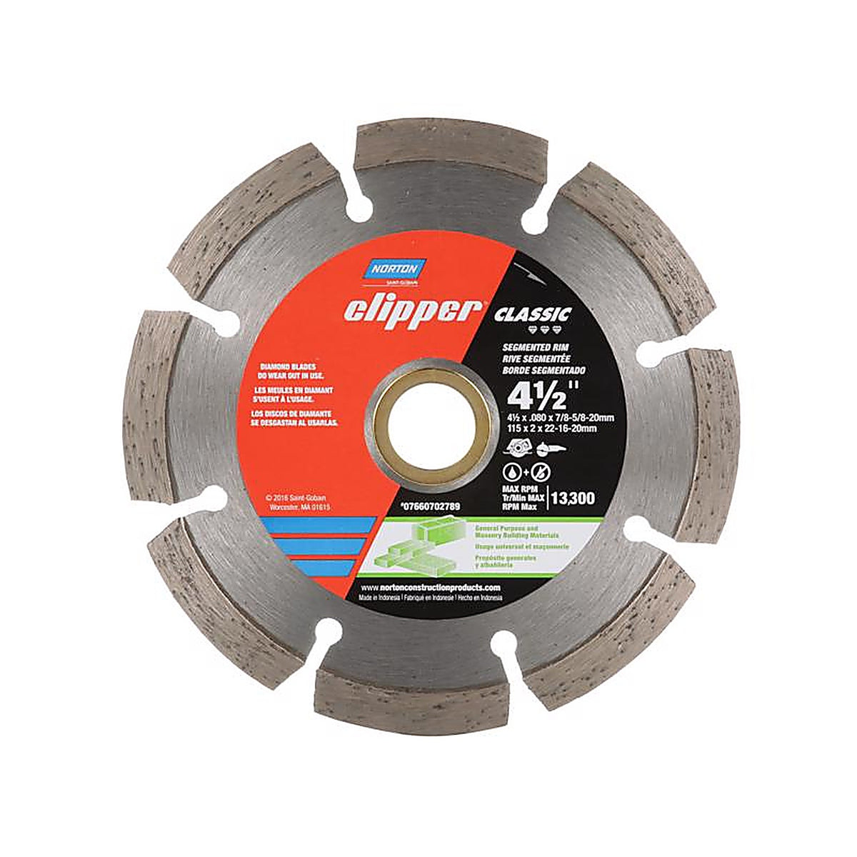 Norton - 7660702789 - Diamond Segmented Rim Diamond Saw Blade 1