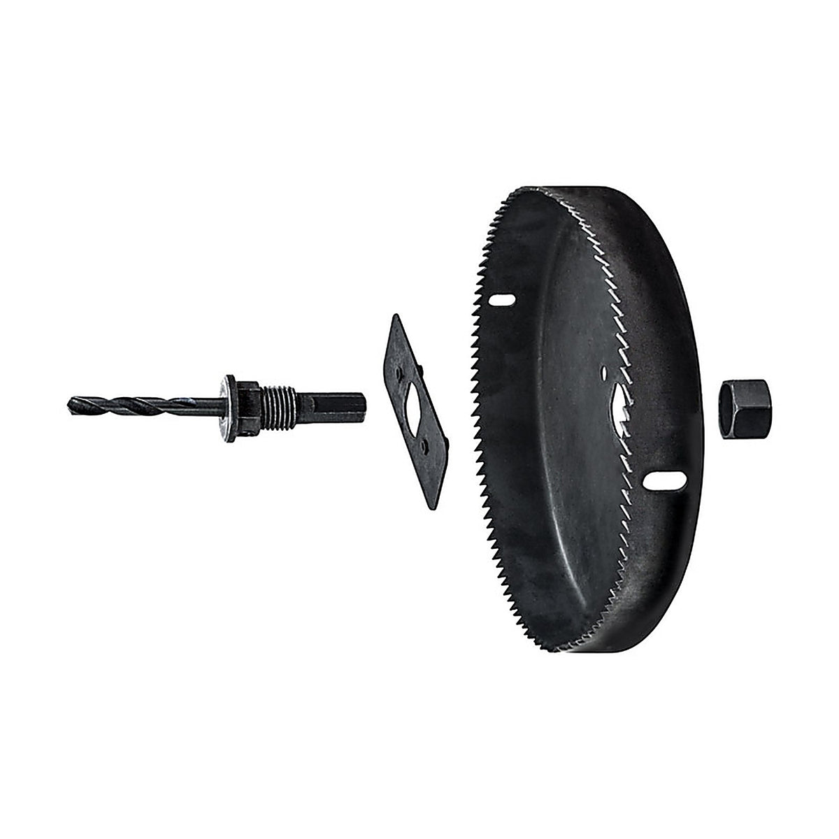 Eazypower - 30125 - Isomax Corn Hole 6 in. Dia. x 8 in. L Carbon Steel Hole Saw 1/4 in. 1/pc.