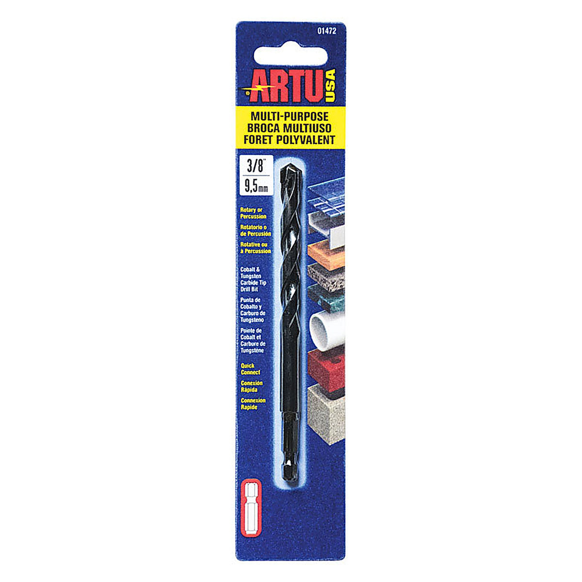 Artu - 1472 - 3/8 in. x 5-1/4 in. L Tungsten Carbide Tipped Drill Bit 1/pc.