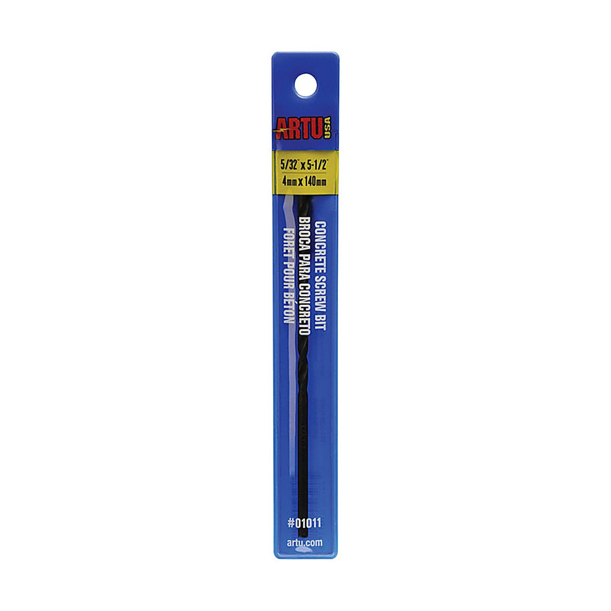 Artu - 1011 - 5/32 in. x 5-1/2 in. L Tungsten Carbide Tipped Multi-Purpose Drill Bit 1/pc.