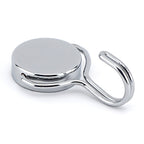 Master Magnetics - 7548 - .5 in. Neodymium Magnetic Hook 65 lb. pull 42 MGOe Silver 1/pc.