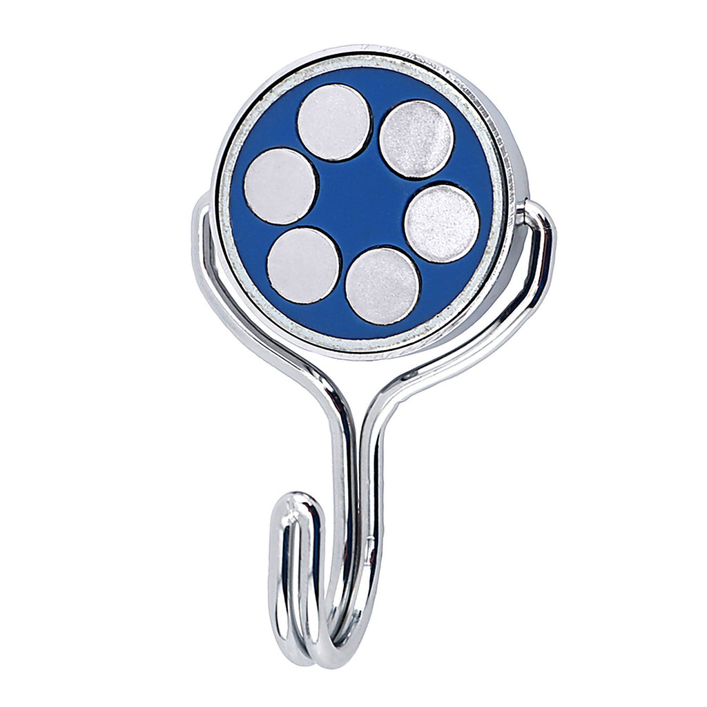 Master Magnetics - 7548 - .5 in. Neodymium Magnetic Hook 65 lb. pull 42 MGOe Silver 1/pc.