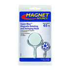 Master Magnetics - 7548 - .5 in. Neodymium Magnetic Hook 65 lb. pull 42 MGOe Silver 1/pc.