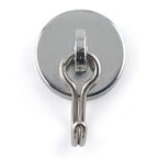 Master Magnetics - 7589 - .225 in. Neodymium Magnetic Hook 40 lb. pull 35 MGOe Silver 1/pc.