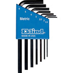 Eklind Tool - 10507 - Assorted Metric Short Arm Hex L-Key Set 7/pc.