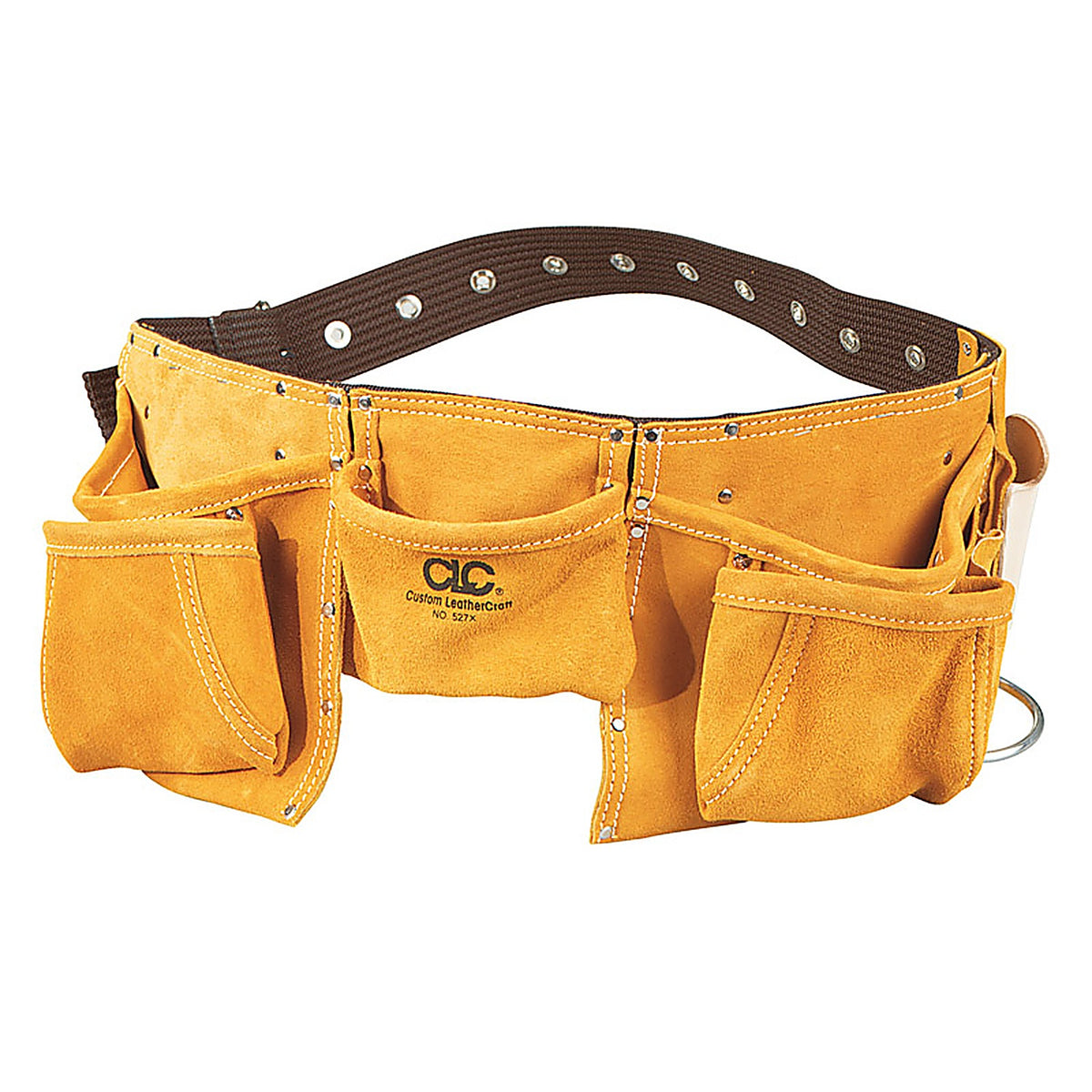 CLC - 527X - Heavy Duty 12 pocket Leather/Suede Work Apron Brown 1 pk