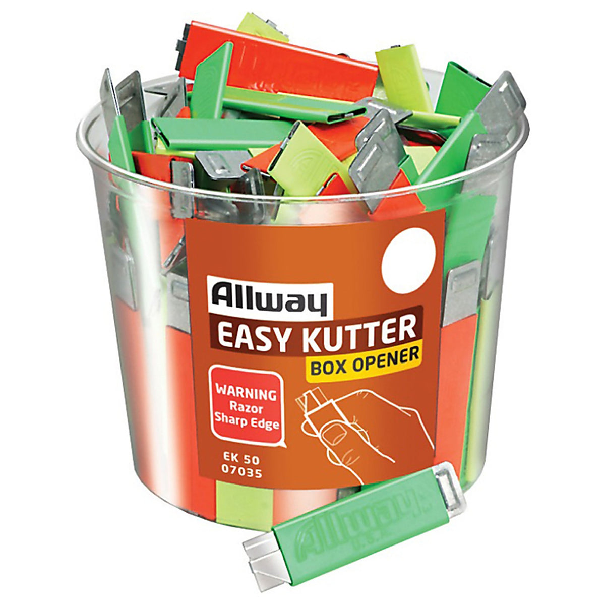 Allway - EK50 - Easy Kutter 5.9 in. Sliding Box Cutter Assorted 50 pk