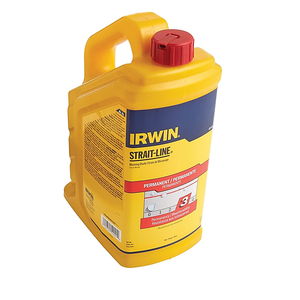Irwin - 65102 - Strait-Line 5 lb. Permanent Marking Chalk Red - 1/Pack
